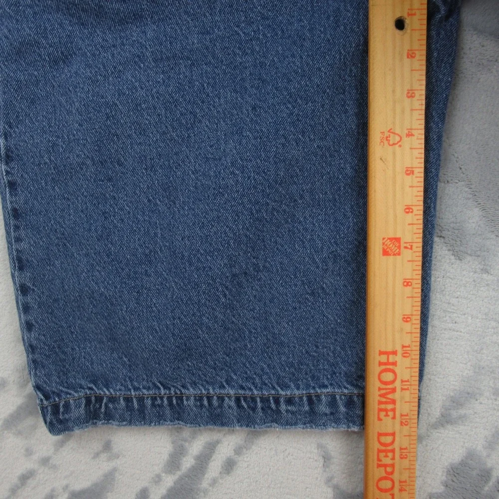 PacSun Extreme Jort Women 29 Blue Denim Baggy Skater Shorts 100% Cotton RN090233